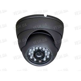 Наружная купольная CCTV цветная охранная камера видеонаблюдения LG 1/3, 420TVL, 0,1 LUX, ИK до 20 метров (модель NIRD3), фото 1
