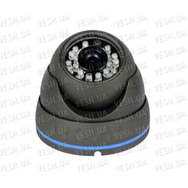Наружная купольная CCTV цветная охранная камера видеонаблюдения 1/3&quot; COLOR SONY Super HAD II, 600 TVL, 0 LUX, ИK до 20 метров модель NIRE600, фото 1