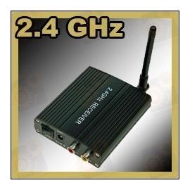 Отдельный приёмник сигналов беспроводных радио видеокамер 2.4 Ghz с A/V выходом (модель WR-702 ), фото 1