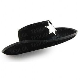 Шляпа детская Шериф черная, фото 1