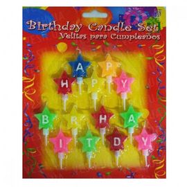 Свечи буквы Happy Birthday возможна треснутая буква, фото 1