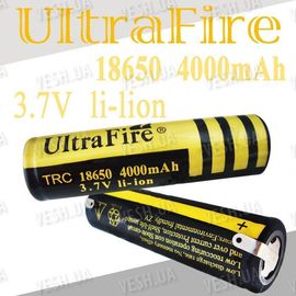 Аккумулятор UltraFire 18650 Li-Ion 4000мАч с выводами, фото 1