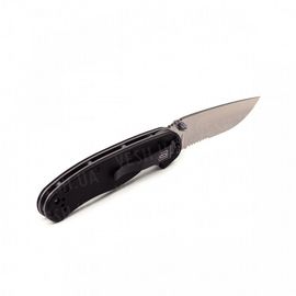 Нож Ontario RAT Folder, полусеррейтор, фото 1