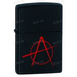 20842 Зажигалка бензиновая ANARCHY BLACK MATTE, фото 1