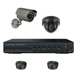 Супербюджетный 2-х камерный готовый универсальный комплект видеонаблюдения для самостоятельной установки (1 внутренняя + 1 уличная камеры), фото 1