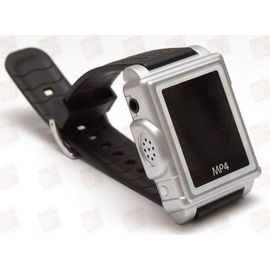 Мультимедийные MP3/MP4 часы - видео плеер с 8 Gb памяти и 1.5 дюймовым дисплеем в пластиковом корпусе, фото 1