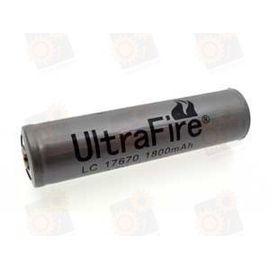 Аккумулятор Ultrafire 17670 Li-Ion 1800 мАч, защищенный, фото 1