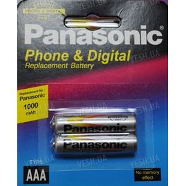 Аккумулятор AAA Panasonic 1000 mAh, фото 1