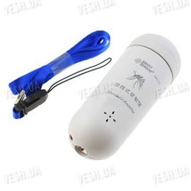 2-х режимный ультразвукой отпугиватель комаров и насекомых с LED фонариком для ношения на шее на шнурке (модель AR112), фото 1