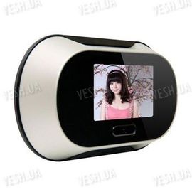 Цифровой автономный видеоглазок для двери с 2,5 дюймовым LCD монитором, фото 1