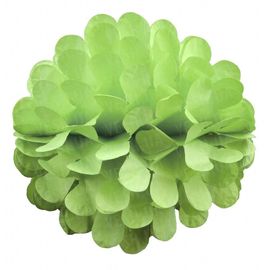 Бумажный шар цветок 20 см салатовый 0013, фото 1