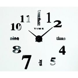 Декоративные часы Travel black D=1м, фото 1