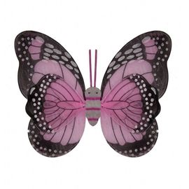 Крылья Бабочки пятнистые розовые 42х48 см, фото 1