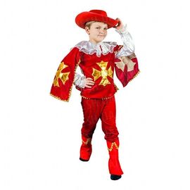 Маскарадный костюм Мушкетер красный размер L, фото 1