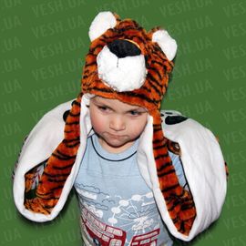 Шапка маска с лапками Тигр, фото 1