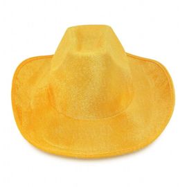 Шляпа Ковбоя велюровая желтая, фото 1