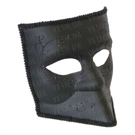 Венецианская маска Баута черная, фото 1