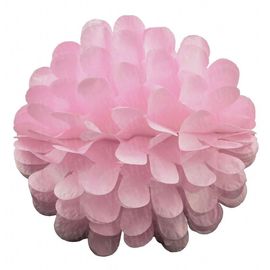 Бумажный шар цветок 20 см розовый 0020, фото 1