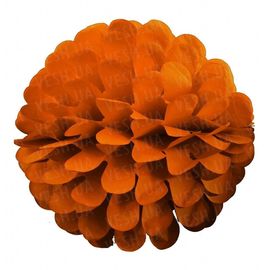 Бумажный шар цветок 30 см оранжевый 0011, фото 1