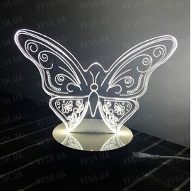 Butterfly: Оптический обман, превращающий 2D светильник в 3D, фото 1