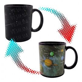 Чашка хамелеон Солнечная система, фото 1