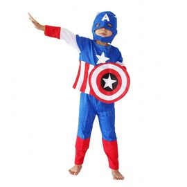 Маскарадный костюм Капитан Америка со щитом размер L, фото 1