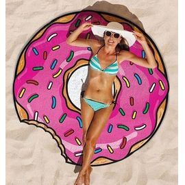 Пляжный коврик Пончик. 143 см., фото 1