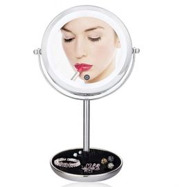 (Примята упаковка) Двойное зеркало для макияжа с LED подсветкой 5X, фото 1