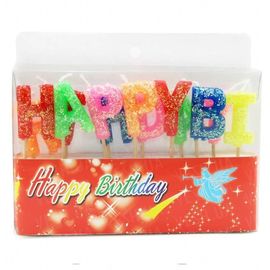 Свечи буквы HAPPY набор в коробке, фото 1