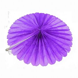 Веерный круг тишью 30 см фиолетовый 0021, фото 1