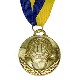 Медаль Спортивная маленькая золото, фото 1