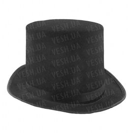 Шляпа Цилиндр из фетра черный, фото 1