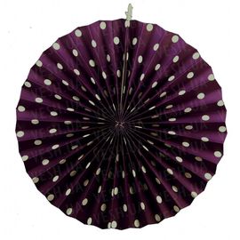 Веерный круг картон 40 см фиолетовый 0021, фото 1