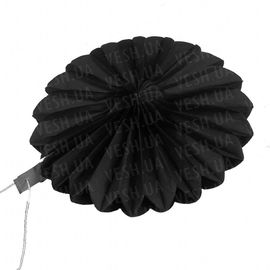 Веерный круг тишью 20 см черный 0024, фото 1
