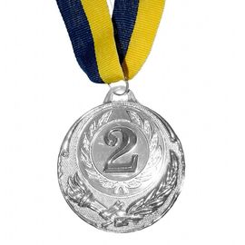Медаль Спортивная большая серебро, фото 1