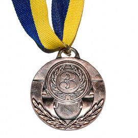 Медаль Спортивная маленькая бронза, фото 1