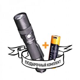 Комплект: фонарь Fenix FD30 c аккумулятором ARB-L18-2600U, фото 1