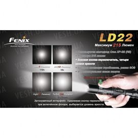 Фонарь Fenix LD22 Cree XP-G2 (R5), фото 1