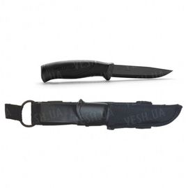 Нож Morakniv Companion Tactical BlackBlade, нерж. сталь, черный клинок, фото 1
