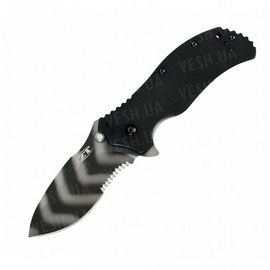 Нож Zero Tolerance folder g-10 black/tiger stripe, serrated, 0350TSST, фото 1