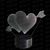 Товар распродан - 3D Светильник Сердца - Детские светильники, фото 4