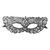 Товар распродан - Кружевная маска Леди серебро - Карнавальные маски, фото 3