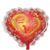 Товар распродан - Шарик с палочкой 35 см Сердце с кружевом - Шары воздушные, фото 2