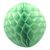 Товар распродан - Бумажный шар соты 20 см мятный 0014 - Новогодние игрушки и украшения, фото 1