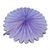Товар распродан - Веерный круг тишью 20 см фиалковый 0004 - Аксессуары для праздника, фото 1