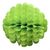 Товар распродан - Бумажный шар цветок 30 см салатовый 0013 - Аксессуары для праздника, фото 1
