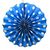 Товар распродан - Веерный круг картон 30 см лазурный 0003 - Аксессуары для праздника, фото 1 Товар распродан - Веерный круг картон 30 см лазурный 0003 - Аксессуары для праздника, фото 1