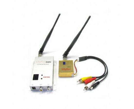 8-ми канальный 1.2 Ghz комплект беспроводной передачи видеосигнала со звуком, мощностью 700 mW, дальностью передачи до 700 метров (модель FOX-700A), фото 1