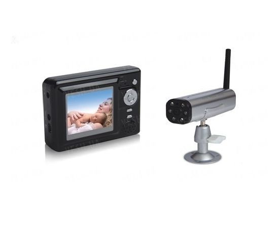 100% цифровой беспроводный комплект видеонаблюдения с LCD приёмником-монитором, дальностью передачи сигнала до 250 метров (мод. HAMY-2510), фото 1