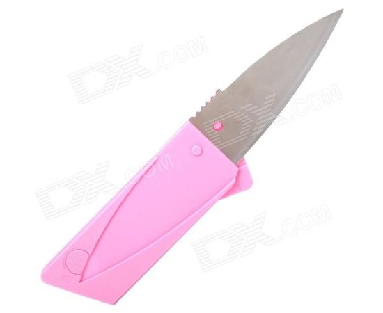Нож визитная карточка CardSharp Pink, фото 1 Нож визитная карточка CardSharp Pink, фото 1